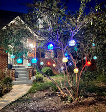 Gift Ko Smart Capiz Balls: 10 Pcs of 4" Diameter Mini FIlipino Parol Christmas Lanterns with RGB Lights - Connect up to 5 sets