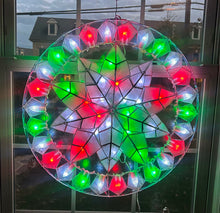 Poinsettia 25" Smart Parol - Filipino Christmas Lantern - All Season Occasion Event RGB Lighting