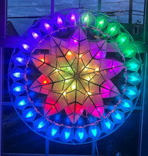 Poinsettia 25" Smart Parol - Filipino Christmas Lantern - All Season Occasion Event RGB Lighting