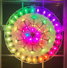 Plantita 25" Smart Parol: Capiz Wreath and Filipino Christmas Lantern - All Season RGB Lighting