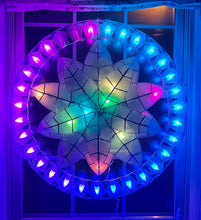Gift Ko Poinsettia 31 inch Smart Parol - Filipino Christmas Lantern - All Season Occasion Event RGB Lighting